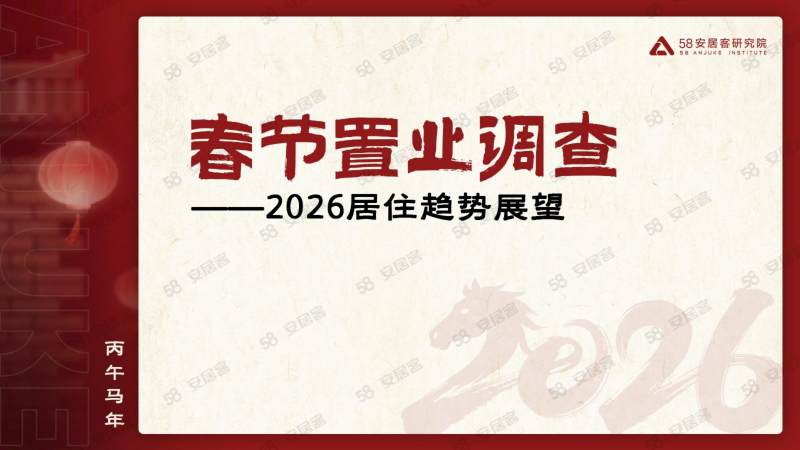2026居住趋势展望：春节置业调查